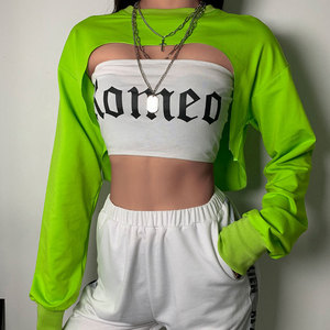 Sudadera Deportiva de Manga Larga con Capucha y Cuello Redondo para Mujer, Estilo Informal, de Algodón, Marca Privada - Product Image 4