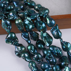 ลูกปัดหินอ่อนบาโรกขนาด 13-17 มม. สำหรับงาน DIY ลูกปัดกึ่งสำเร็จรูปแบบคู่ สำหรับทำเครื่องประดับ ขายส่งจากจูจี - Product Image 1