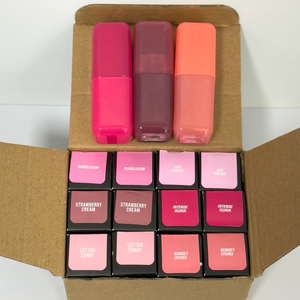 Rubor Líquido de Alta Calidad de Marca de Lujo, 6 Colores, Cosméticos, Nuevo Maquillaje Vegano, Brillo Labial con Color 2 en 1, Rubor en Polvo Líquido HU - Product Image 3