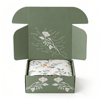 Boîte d'expédition en carton ondulé personnalisée avec logo imprimé en quadrichromie pour les coffrets cadeaux et l'emballage de produits écologiques pour la vente au détail