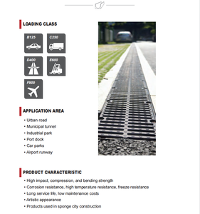 Moule et moules pour canaux de drainage pour gouttières <span class=keywords><strong>Grille</strong></span> U - Product Image 3