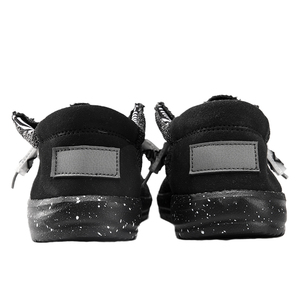 Chaussures mocassins classiques rétro en daim de vache et toile pour hommes et femmes, nouvelle arrivée, vente chaude, vente en gros, dessus en toile PVC, <span class=keywords><strong>plateforme</strong></span> plate en EVA - Product Image 4