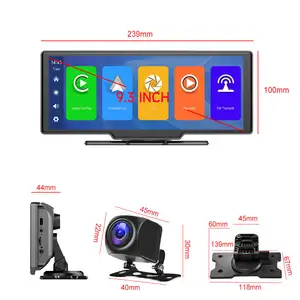 10.26 "Dash Cam Camera chiếu hậu Wifi Carplay Android Auto 4k DVR GPS navigation video Bảng điều khiển DVR ai giọng nói xe đài phát thanh Máy nghe nhạc