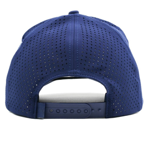 Gorra de Béisbol Azul de 6 Paneles con Orificios Cortados a Láser, Unisex, Casual, para Exteriores, Primavera/Verano, Color Sólido, Transpirable, de Poliéster, para Adultos, para Golf - Product Image 6