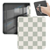 Coque Kobo magnétique intelligente transparente en acrylique pour tablette, étui en cuir PU pour Kobo Libra couleur 7 pouces, bricolage personnalisé