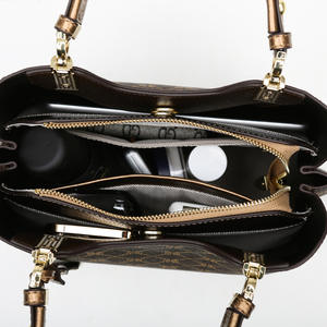 Bolso Tote de Gran Capacidad para Mujer, Elegante, Versátil, con Estampado, Cierre de Cremallera, Nuevo Modelo - Product Image 3