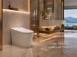 WC intelligent monobloc en céramique avec bidet intégré, chasse d'eau automatique, siège chauffant et télécommande, idéal pour la maison et les hôtels – Vente en gros usine - Product Image 2