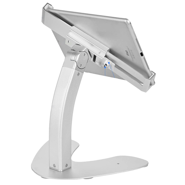 7 Inch Metal Anti-theft Display Stand with Secure Lock for iPad Mini 7.9" Tablet Desk Mount