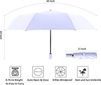 Parapluie promotionnel avec logo imprimé, parapluie coupe-vent à sublimation, parapluie automatique pliable, parapluie imperméable