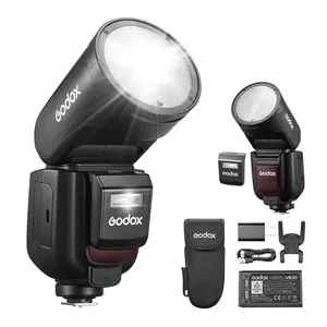 Godox V1Pro вспышка для камеры с круглой головкой фонарик TTL 1/8000s HSS Беспроводная вспышка для Canon Nikon Sony