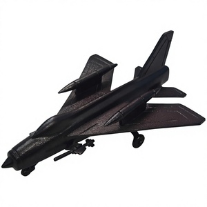Lightening Black Aircraft Model Showpiece Souvenir <b>Gift</b> Handcrafts Normal Airplane Models Handmade Masterpiece <b>Cheap</b> Price - Product Image 1