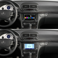 Système multimédia de voiture avec écran 7 pouces, Bluetooth sans fil, Carplay, Android Auto, WiFi, autoradio pour Mercedes W211