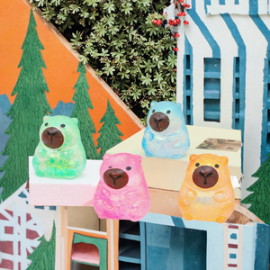 Juguete de Peluche de Capibara Relleno de Maltosa, Personalizado OEM, Suave, de TPR, para Apretar, Antiestrés, Regalo Promocional para Niñas de 14 Años - Product Image 3