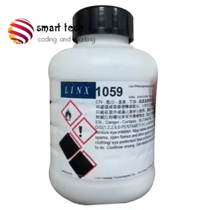 Linx 1059 Mực Trắng ban đầu và tương thích 500ml với thẻ RFID cho Linx cij máy in phun 8900 8800