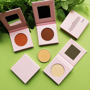 Fard à joues en poudre pour les joues, maquillage sans cruauté, contour du visage, maquillage, palette carrée unique pour un fini mat naturel - Product Image 4
