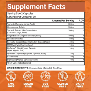 Cápsulas de Cúrcuma y Mezcla Herbal OEM/ODM para el Confort Digestivo y Refuerzo del Sistema Inmunitario - Product Image 6