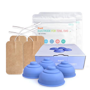 Dewell Low Frequency Pad <b>Suction</b> <b>Cup</b> 1 Box Pin Type Large 2 Pack Set - Product Image 1