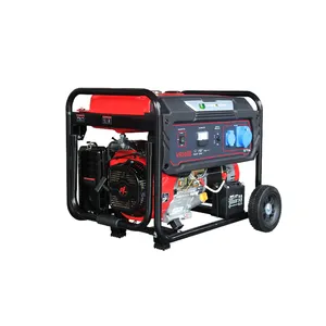 U-Greenelec site backup power all copper wire motor starts 420cc wheeled 25L energy saving gasoline generator