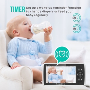 Máy Giám Sát Trẻ Em Không Dây 5 Inch Bán Chạy Máy Ảnh Giám Sát Trẻ Em <span class=keywords><strong>Video</strong></span> Âm Thanh Kỹ Thuật Số Màn Hình Em Bé - Product Image 6