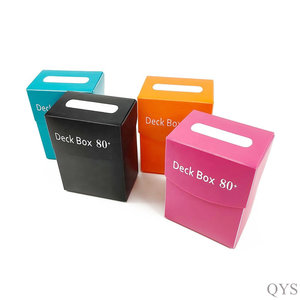 Caja de Cartas Coleccionables QYS Personalizada para Más de 100 Cartas, Estuche de Almacenamiento para Cartas TCG, Organizador para Colección de Cartas de Juego - Product Image 1