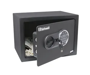 Safewell E4701E 전자 보안 금고 상자 디지털 잠금 금고 상자 홈 및 사무실 사용 금고 상자