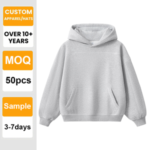 Sudadera con capucha y cremallera degradada de algodón 100% de 450GSM, extragrande, premium, con bordado 3D, personalizada al por mayor - Product Image 1