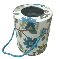 Boîte d'emballage en papier dur ondulé, avec Logo personnalisé, de haute qualité, Portable, cadeau pour bonbons de noël, vente en gros