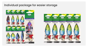 Señuelos de cuchara de pesca Casting colorido Pesca Spinner Cebos Trucha Trolling Cuchara Señuelos de pesca - Product Image 2