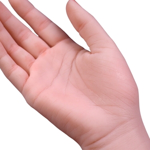 Qianshou Adult TPE Sex Toy Inverted <b>Hand</b> <b>Mold</b> Display Model Bendable Skeleton Finger Airplane Cup Design Masturbators Yellowish - Product Image 3