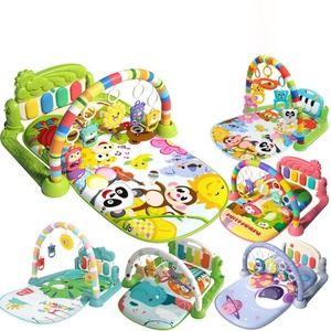 Nouveau tapis d'éveil musical et de fitness pour bébés de 0 à 1 an avec piano à pédales et jeu d'activités - Product Image 4