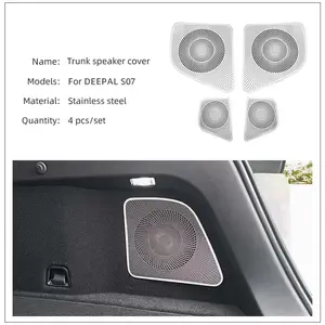 Altavoz de maletero trasero Maremlyn, cubierta de bocina de coche circular decorativa, cubierta de altavoz para vehículo de nueva energía Changan Shenlan