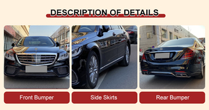 Nuevo Kit de Conversión <span class=keywords><strong>Maybach</strong></span> para <span class=keywords><strong>Mercedes</strong></span>-Benz <span class=keywords><strong>S580</strong></span> W223 <span class=keywords><strong>2021</strong></span>+ GLS600 X167 2020+, Parrilla Delantera, Parachoques, Faros Antiniebla, Piezas Exteriores - Product Image 3