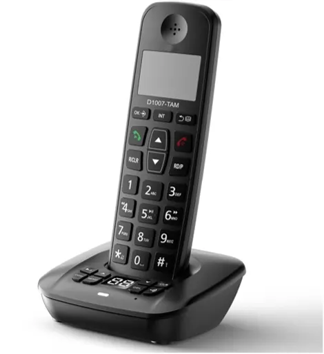 DECT 5.0 6.0 telepon nirkabel portabel, telepon rumah nirkabel VOIP SIP Dect kualitas tinggi dengan basis Unit tetap nirkabel baru