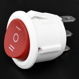 KCD1 3针摇臂开关W/R 3位置红色250vac最大电压开-关-开功能<span class=keywords><strong>CQC</strong></span>认证 - Product Image 4