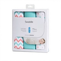 Boîte d'emballage en carton kraft pour emmaillotes de bébé, vente en gros, écologique, recyclable, impression personnalisée, gaufrage, revêtement UV, fourniture directe usine