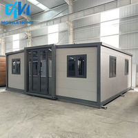 Nouveau design 20Ft 40Ft Shipping Maison mobile modulaire préfabriquée Maison d'habitation en conteneur extensible Villa préfabriquée de luxe