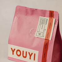 Sacs d'emballage de café personnalisés à faible MOQ avec valve, sachets souples de qualité alimentaire pour le café en vrac, pour la vente au détail