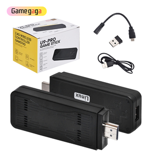 เครื่องเล่นเกม S U9 Pro Game Stick 2 สำหรับทีวี คอนโซลเกมคลาสสิคแบบ HD ย้อนยุค สำหรับครอบครัว พร้อมเกม 10000 เกม และคอนโทรลเลอร์ไร้สายสีขาว P5 - Product Image 1