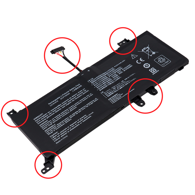 Original for ASUS Battery Cs03Xl Ns14A6 X509 X540L X102Ba N8I580I K413Fa Battery Replacement