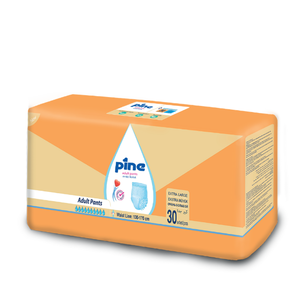 Pantalon absorbant pour adulte Pine, taille XL, 30 pièces, couches jetables à enfiler, sous-vêtements pour incontinence, haute absorption, doux, pour le jour et la nuit, 2 paquets - Product Image 1