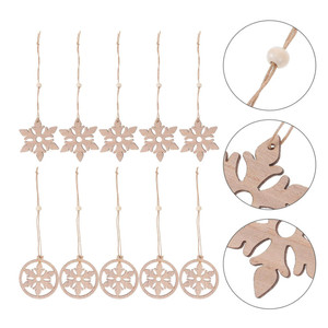 Set <span class=keywords><strong>di</strong></span> 10 Pendenti in <span class=keywords><strong>Legno</strong></span> Non Finiti Ecologici a Forma <span class=keywords><strong>di</strong></span> <span class=keywords><strong>Albero</strong></span> <span class=keywords><strong>di</strong></span> Natale e Fiocco <span class=keywords><strong>di</strong></span> Neve con Design a Fette <span class=keywords><strong>di</strong></span> <span class=keywords><strong>Legno</strong></span> per Decorazioni <span class=keywords><strong>da</strong></span> <span class=keywords><strong>Parete</strong></span> - Product Image 4