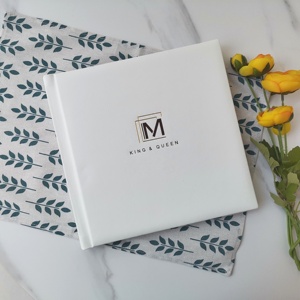 Usine chinoise personnalisée <span class=keywords><strong>couverture</strong></span> d'album de mariage <span class=keywords><strong>couverture</strong></span> rigide d'album <span class=keywords><strong>photo</strong></span> en cuir - Product Image 5