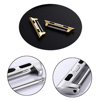 Adaptateur pour Apple Watch Series 10 9 8 7 Bracelet Connecteur Bracelet Acier Inoxydable 316L Accessoires de Montre 38mm 44mm 45mm 49mm