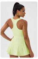 Nouvelle Arrivée JY 2026 – Robe de Sport Sans Manches Respirante et Séchage Rapide Grande Taille Européenne pour le Tennis et le Golf en Extérieur - 2XL