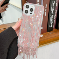 Nouveau 3D Handmade Series Luxury Sparkle Rhinestone Diamond Cover Bling Case pour iPhone 15 Plus Pro Max