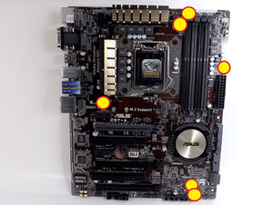 Placa Base Grande Z97-A para PC, Compatible con S-US Z97-A/M-S-I B150M PRO-VDH/A-S-Rock Z170 Pro4, Placa Base para Juegos - Product Image 3