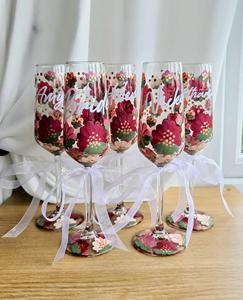 Vaso de Vidrio Moderno, Colorido, Pintado a Mano, Personalizado, Hecho a Medida, Hermético, de Gran Capacidad, Reutilizable, para Niños, Regalo - Product Image 4