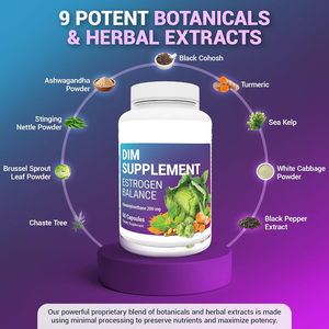 Capsules d'équilibre d'oestrogène de supplément de <span class=keywords><strong>DIM</strong></span> pour des symptômes menstruels ménopause - Product Image 3