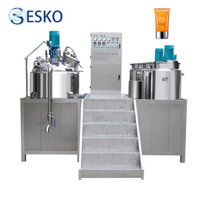 Esko 500-1000l mỹ phẩm Kem Sữa rửa mặt cắt cao <span class=keywords><strong>homogenizer</strong></span> chân không Emulsifier Mixer nhũ hóa máy - Product Image 1