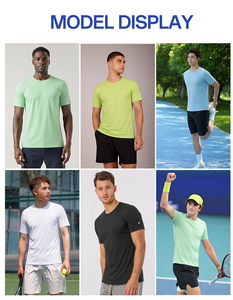 <span class=keywords><strong>Abbigliamento</strong></span> da Palestra per <span class=keywords><strong>Uomo</strong></span> in 100% Poliestere con Logo Personalizzato e Nastro Riflettente, Maglietta a Compressione ad Asciugatura Rapida - Product Image 6